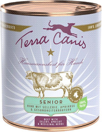 Produktbild von Terra Canis Senior Nassfutter Rind für Hunde - 6 x 800 g