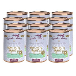 Produktbild von Terra Canis Senior Rind mit Sellerie, Aprikose und Gesundheitskräutern - 12 x 400 g