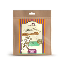 Produktbild von Terra Canis Sensations Chewy Champs Rinderkopfhaut - 250 g