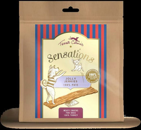 Produktbild von Terra Canis Sensations Jolly Jerkies Hundesnack 8 x 90 Gramm Jolly Jerkies Pute-Sparpaket