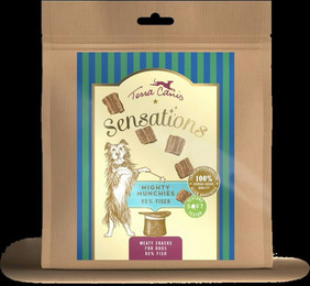 Produktbild von Terra Canis Sensations Mighty Munchies Hundesnack 8 x 90 Gramm Munchies Fisch-Sparpaket