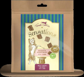 Produktbild von Terra Canis Sensations Mighty Munchies Hundesnack 8 x 90 Gramm Munchies Lamm-Sparpaket