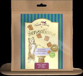 Produktbild von Terra Canis Sensations Mighty Munchies Hundesnack 8 x 90 Gramm Munchies Pute-Sparpaket