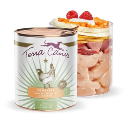 Produktbild von Terra Canis Sensitiv Huhn mit Kartoffel und Himbeere - 6 x 800 g