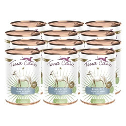 Produktbild von Terra Canis Sensitiv Pferd mit Gurke und Erdbeere - 12 x 400 g