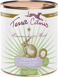 Produktbild von Terra Canis Sensitive 800 Gramm Hundenassfutter 6 x 800 Gramm Kaninchen
