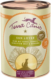 Produktbild von Terra Canis Sun Keeper Rind sonnengereift Obst & Kurkuma 12x400g
