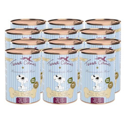 Produktbild von Terra Canis Welpe Rind mit Apfel, Karotte und Hagebutte - 12 x 400 g