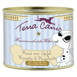 Produktbild von Terra Canis Welpenmenü Rind mit Apfel, Karotte und Hagebutte - 12 x 200 g