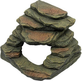 Produktbild von Terra Della Eckfelsen mit Treppe XL grau