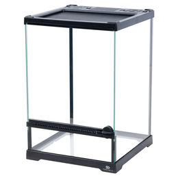 Produktbild von Terra Della Glas-Terrarium schwarz, Maße: 21 x 21 x 30cm