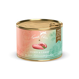 Produktbild von TERRA FELIS Huhn & Lamm Multi-Protein Nassfutter - 12 x 200 g