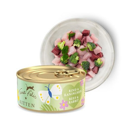 Produktbild von Terra Felis Kitten Rind & Kaninchen Nassfutter - 18 x 70 g