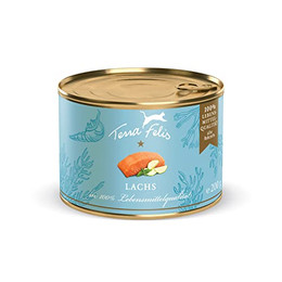 Produktbild von TERRA FELIS Lachs Mono-Protein Nassfutter - 12 x 200 g