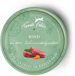 Produktbild von Terra Felis Sparpaket 24x80g Rind Monoprotein