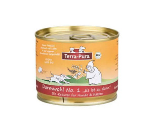 Produktbild von Terra-Pura Bio Nassfutter Darmwohl No 1 80g