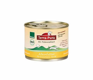 Produktbild von Terra-Pura Bio Nassfutter Putenmahlzeit (Hund) - 800g