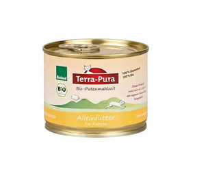 Produktbild von Terra-Pura Bio Nassfutter Putenmahlzeit (Katze)