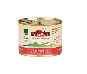 Produktbild von Terra-Pura Bio Nassfutter Rindermahlzeit (Hund)