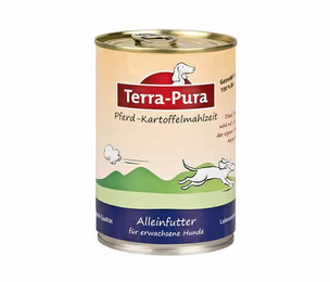 Produktbild von Terra-Pura Teil Bio Nassfutter Pferde-Kartoffelmahlzeit (Hund)