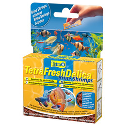 Produktbild von Tetra FreshDelica Brine Shrimps - 16 x 3 g