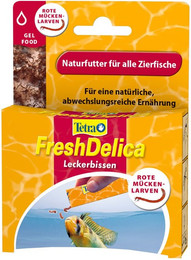 Produktbild von Tetra FreshDelica Rote Mückenlarven Gelfutter - 48 g