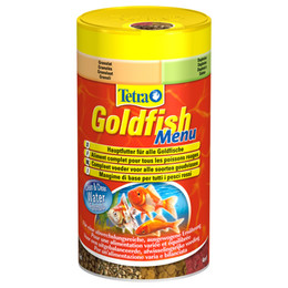 Produktbild von Tetra Goldfish Menu 4in1 Fischfutter-Mix für Goldfische und Kaltwasserfische - 250 ml