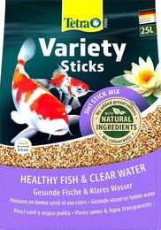 Produktbild von Tetra Pond Variety Sticks Fischfutter-Mix für Teichfische - 25 l