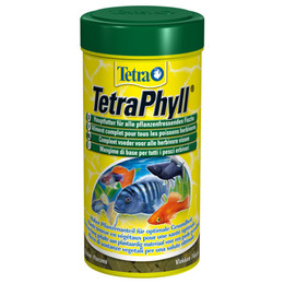 Produktbild von TetraPhyll Flakes Fischfutter für pflanzenfressende Zierfische - 250 ml