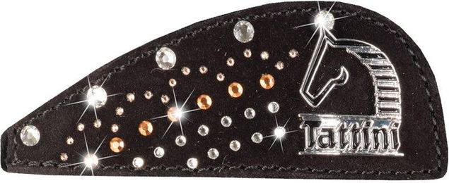 Produktbild von Textil-Patch aus Wildleder mit Nieten und Strass Tattini patchs