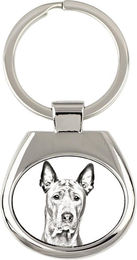 Produktbild von Thai Ridgeback - Schlüsselanhänger mit Hund, Schlüsselanhänger mit Aufdruck, personalisierter Anhänger der Marke Art-Dog silber