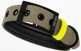 Produktbild von THE DOG IDEA Biothane Halsband Beige neon gelb L