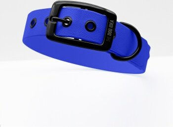 Produktbild von THE DOG IDEA Biothane Halsband Blau Schwarz XXL
