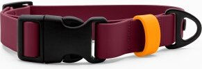 THE DOG IDEA Biothane Halsband Bordeaux Klickverschluss L – Bild 1 von 3