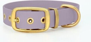 THE DOG IDEA Biothane Halsband Gold Lavendel XXL – Bild 1 von 3