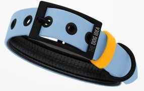 THE DOG IDEA Biothane Halsband Hellblau S – Bild 1 von 3