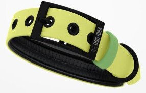 THE DOG IDEA Biothane Halsband Lemon M – Bild 1 von 3