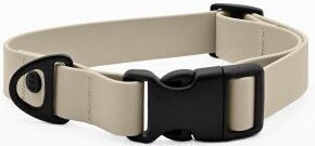 THE DOG IDEA Biothane Halsband mit Klickverschluss Taupe S – Bild 1 von 3