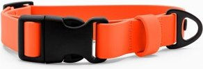 THE DOG IDEA Biothane Halsband Orange Klickverschluss M – Bild 1 von 3