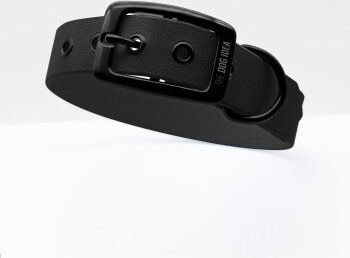 THE DOG IDEA Biothane Halsband Schwarz L – Bild 1 von 3