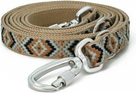 Produktbild von THE DOG IDEA Boho-Chic Hundeleine Mokka 2 m - 2 m