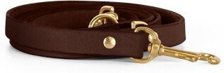Produktbild von THE DOG IDEA Echtleder Hundeleine Braun XS-S