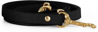 THE DOG IDEA Echtleder Hundeleine Schwarz M-L – Bild 1 von 3