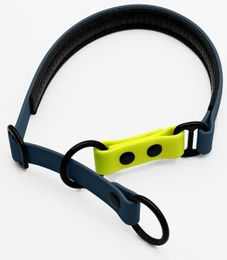 THE DOG IDEA Zugstopp Halsband Navy neon gelb XS – Bild 1 von 3