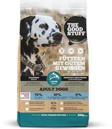 Produktbild von THE GOODSTUFF LACHS Adult Trockenfutter für Hunde - 500 g