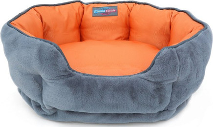 Produktbild von ThermoSwitch Santorini Hundebett orange/grau S