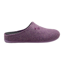 Produktbild von thies 1856® Damen Schuh Recycled PET Slipper Vegan Aubergine