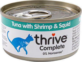 Thrive Complete Katzenfutter - Tuna with Shrimp & Squid - 12 x 75 g – Bild 1 von 5
