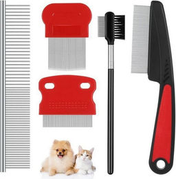 Thursday April Fellkamm 5 Stück Tränen Fleck Entferner Hunde Augen Kamm Flohkämme Mehrzweck – Bild 1 von 5