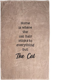 Produktbild von TIAKI Badehandtuch "Home" für Katzen - L 140 x B 90 cm